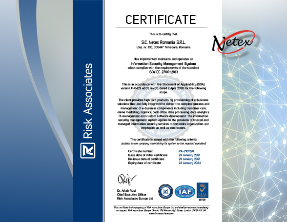 Certificare ISO